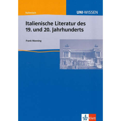 Frank Wanning - Wanning: Ital. Literatur d. 19./20. Jhdts.