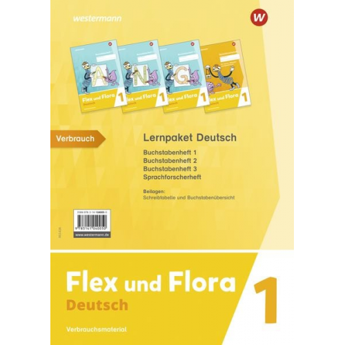 Flex und Flora - Ausgabe 2021. Themenhefte 1 Lernpaket Deutsch