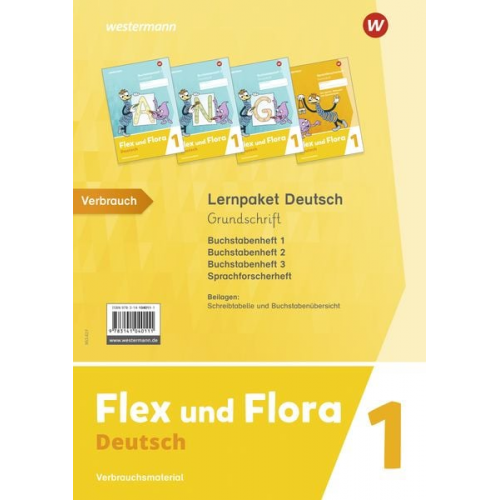 Flex und Flora - Ausgabe 2021 - Lernpaket Deutsch 1