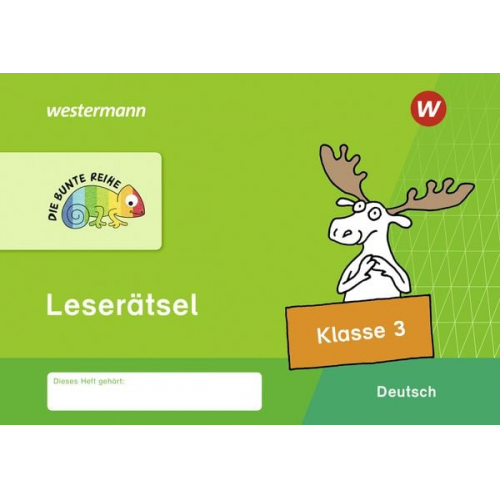 DIE BUNTE REIHE - Deutsch. Leserätsel Klasse 3