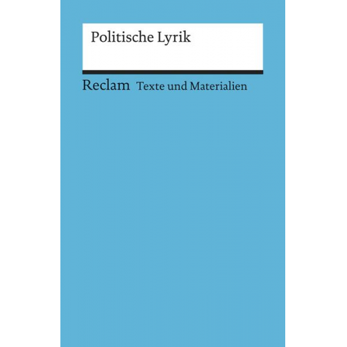 Gunter E. Grimm - Politische Lyrik