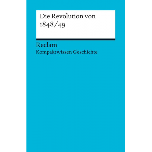 Hartmann Wunderer - Die Revolution von 1848/49