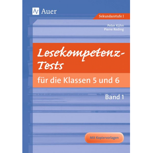 Peter Kühn Pierre Reding - Lesekompetenz-Tests 5/6, Band 1