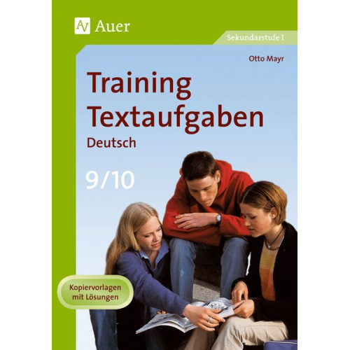 Otto Mayr - Training Textaufgaben Deutsch, Klasse 9/10