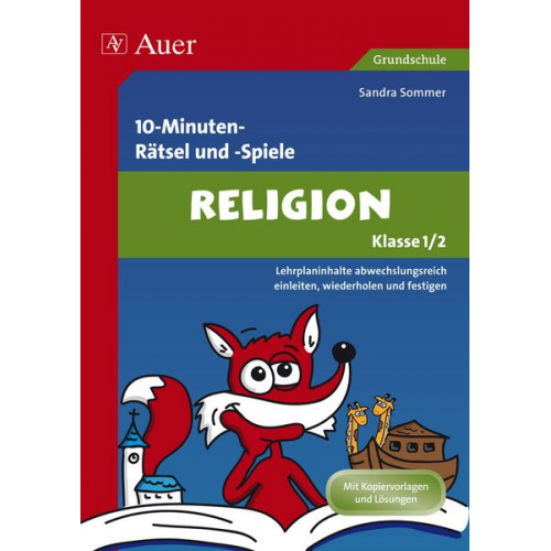 Sandra Sommer - Spielerischer Lernspaß Religion 1./2. Klasse