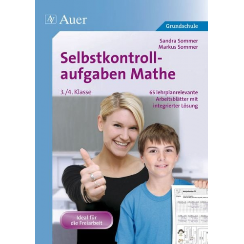 Sandra Sommer Markus Sommer - Selbstkontrollaufgaben Mathe für die 3.-4. Klasse