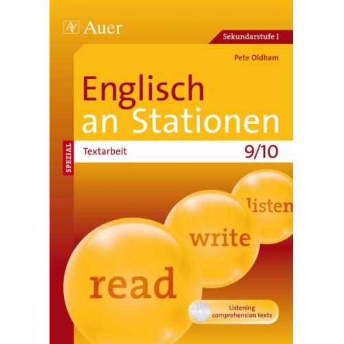 Pete Oldham - Englisch an Stationen Spezial Textarbeit 9/10