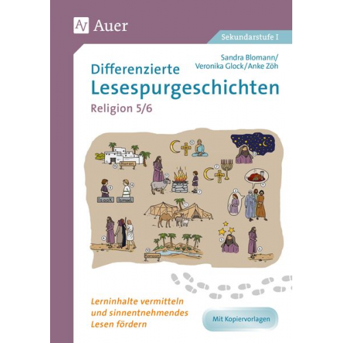 Sandra Blomann Veronika Glock Anke Zöh - Differenzierte Lesespurgeschichten Religion 5-6