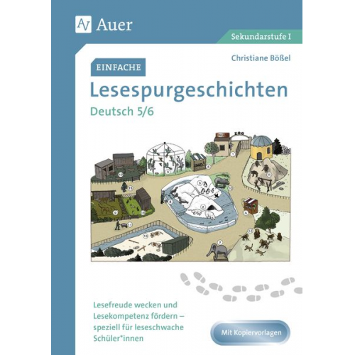 Christiane Bössel - Einfache Lesespurgeschichten Deutsch 5-6