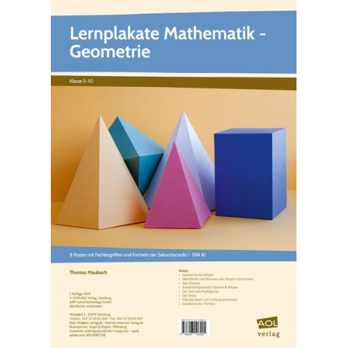 Thomas Maubach - Lernplakate Mathematik - Geometrie