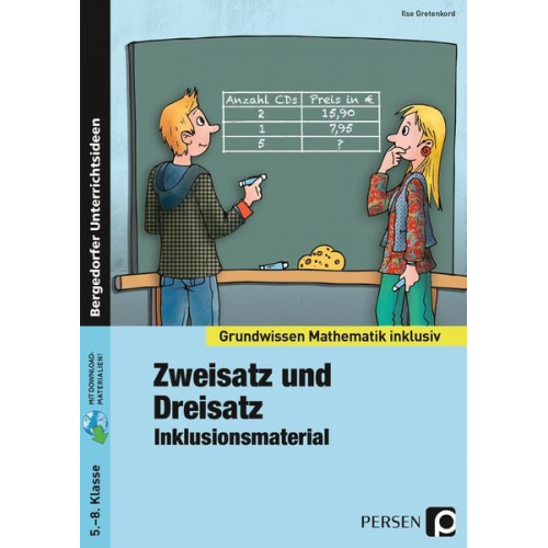 Ilse Gretenkord - Zweisatz und Dreisatz - Inklusionsmaterial