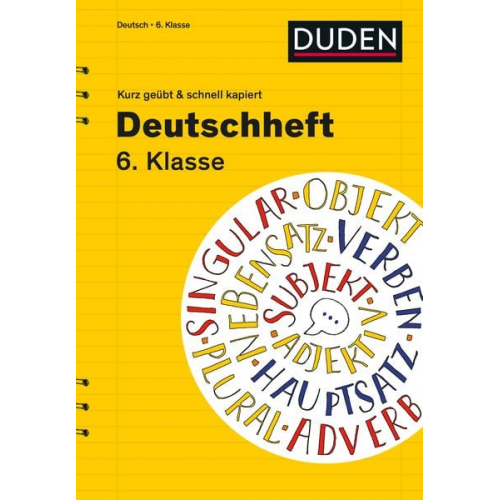 Diethard Lübke - Deutschheft 6. Klasse - kurz geübt & schnell kapiert