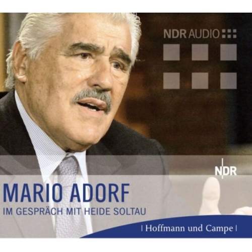 Mario Adorf Heide Soltau - Mario Adorf im Gespräch mit Heide Soltau, 1 Audio-CD