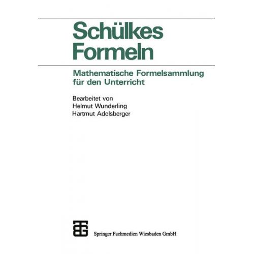 -Schülke - Schülkes Formeln