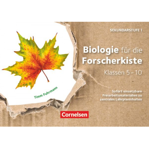 Timm Fuhrmann - Biologie für die Forscherkiste Klassen 5-10. 36 Lernkarten