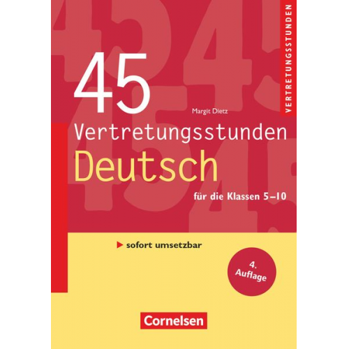 Margit Dietz - Vertretungsstunden 5.-10. Schuljahr. 45 Vertretungsstunden Deutsch