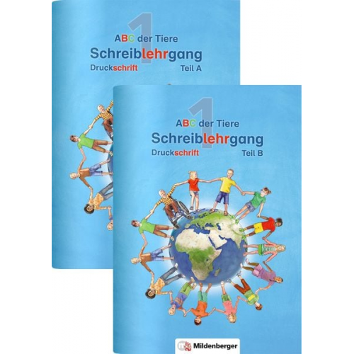 ABC der Tiere 1 - Schreiblehrgang Druckschrift, Teil A und B. Neubearbeitung