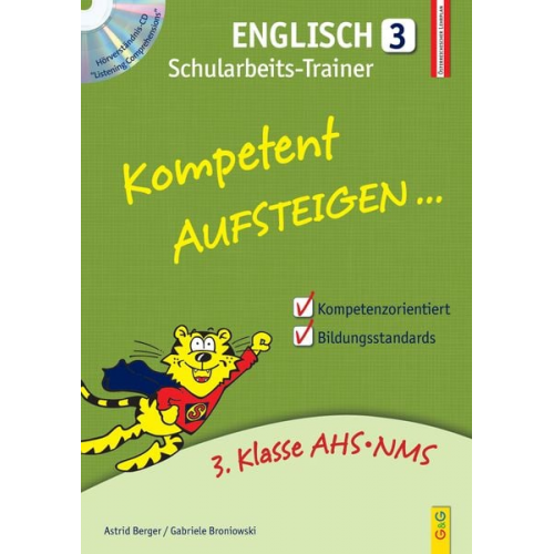 Astrid Berger Gabriele Broniowski - Kompetent Aufsteigen Englisch 3/SchularbeitsTR