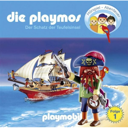 Simon X. Rost - Die Playmos - Das Original Playmobil Hörspiel, Folge 1: Der Schatz der Teufelsinsel