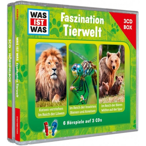 Manfred Baur Kurt Haderer Matthias Falk - WAS IST WAS 3-CD-Hörspielbox Faszination Tierwelt