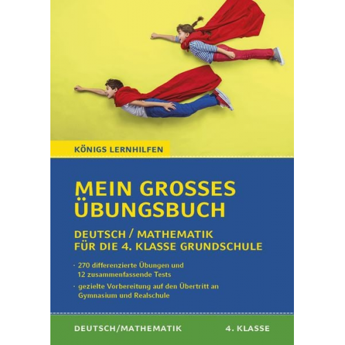 Mein großes Übungsbuch Deutsch & Mathematik für die 4. Klasse Grundschule.