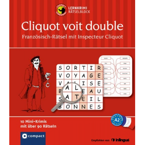 Tim Pirard - Lernkrimi-Rätselblock: Französisch-Rätsel mit Inspecteur Cliquot