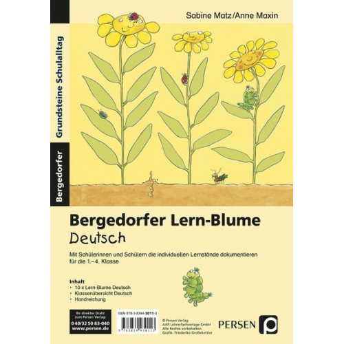 Sabine Matz Anne Maxin - Bergedorfer Lern-Blume Deutsch