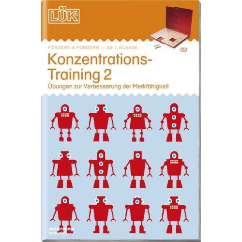 LÜK. Konzentrationstraining 2: Übungen zur Verbesserung der Merkfähigkeit