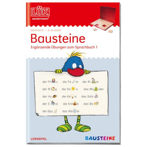 LÜK. Deutsch. 2. Klasse. - Teil 1: Bausteine - Ergänzende Übungen zum Sprachbuch, Teil 1