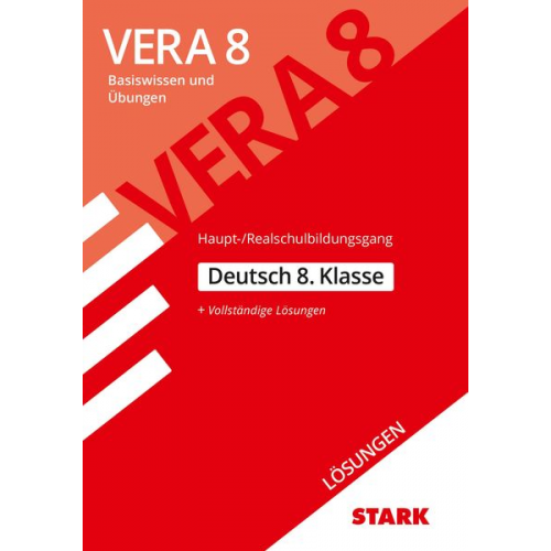 STARK VERA 8 Haupt-/ Realschulbildungsgang - Deutsch