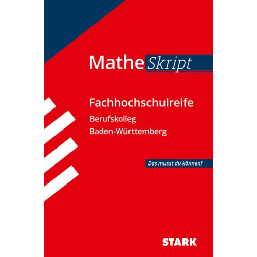 STARK MatheSkript Berufskolleg - BaWü. Baden-Württemberg