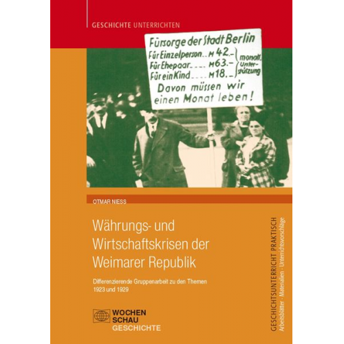 Ottmar Niess - Währungs- und Wirtschaftskrisen in der Weimarer Republik