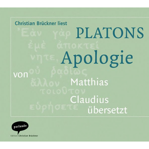 Platon - Platons Apologie