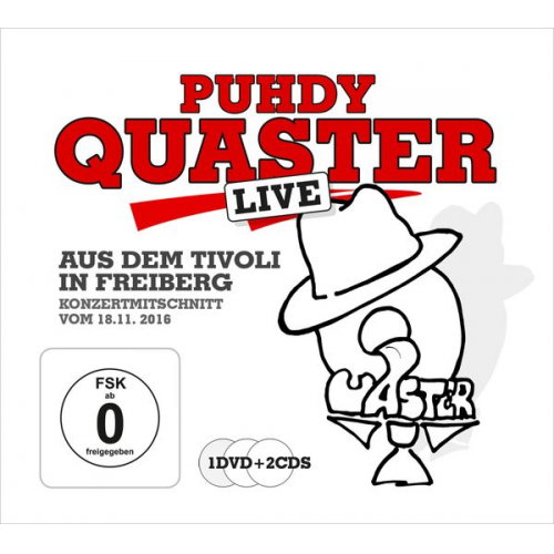 Quaster Dieter Hertrampf - Puhdy Quaster live aus dem Tivoli in Freiberg. 2CD + DVD