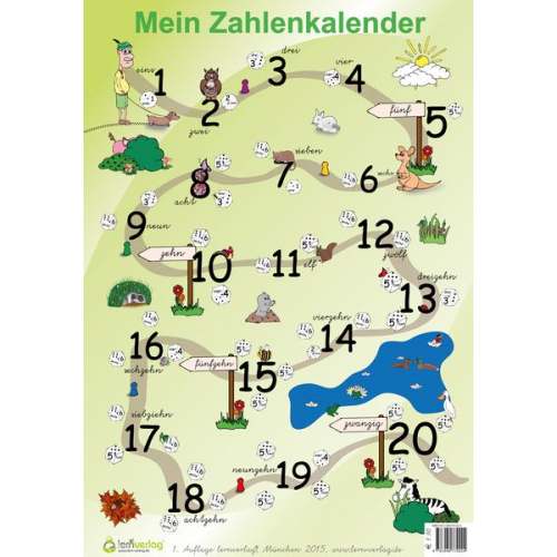 Mein Zahlenkalender einsprachig