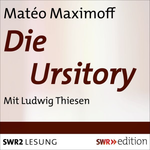 Matéo Maximoff - Die Ursitory