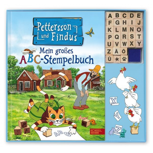 Sven Nordqvist - Pettersson und Findus: Mein großes ABC-Stempelbuch