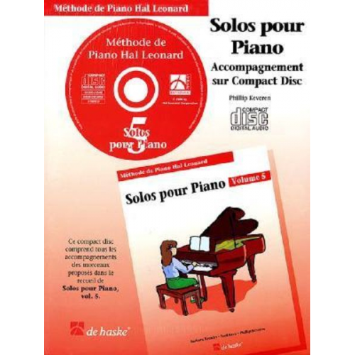 J. Moser David - Piano Solos Book 5 - CD - French Edition: Hal Leonard Student Piano Library