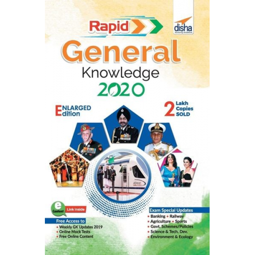 Disha Publication - Disha's Rapid General Knowledge 2020 for Competitive Exams 2nd Edition