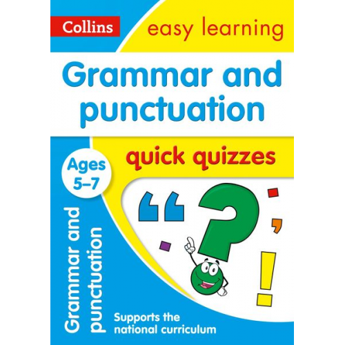 Collins Easy Learning - Grammar & Punctuation Quick Quizzes Ages 5-7