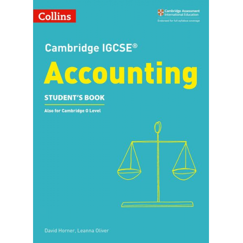 David Horner Leanna Oliver - Cambridge IGCSE(TM) Accounting Student's Book