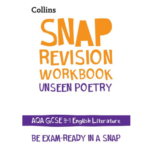 Collins GCSE - AQA Unseen Poetry Anthology Workbook