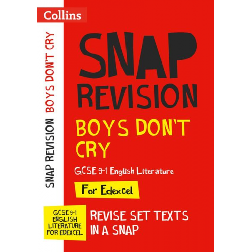 Collins GCSE - Boys Don't Cry Edexcel GCSE 9-1 English Literature Text Guide