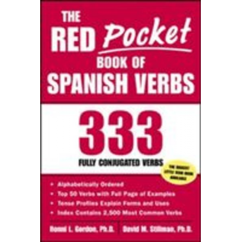 Ronni L. Gordon David M. Stillman - The Red Pocket Book of Spanish Verbs