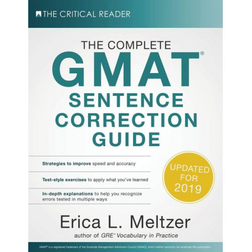 Erica L. Meltzer - The Complete GMAT Sentence Correction Guide