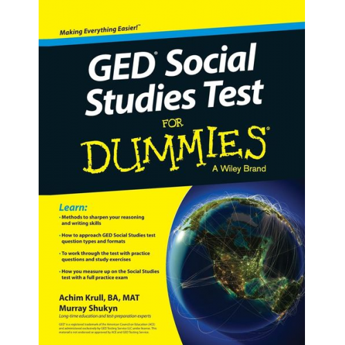 Achim K. Krull Murray Shukyn - GED Social Studies for Dummies