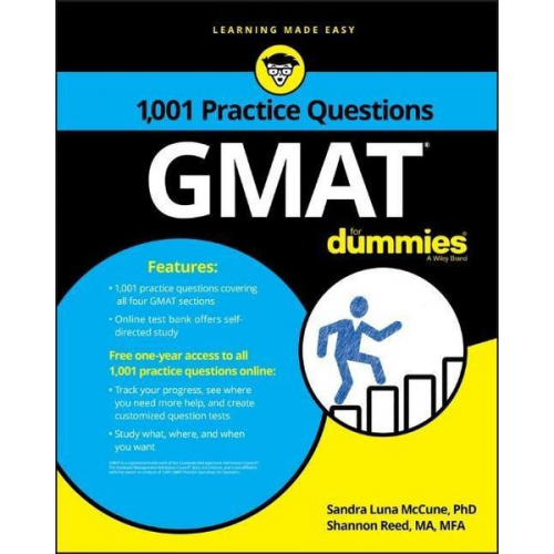 Sandra Luna McCune Shannon Reed - Gmat: 1,001 Practice Questions for Dummies