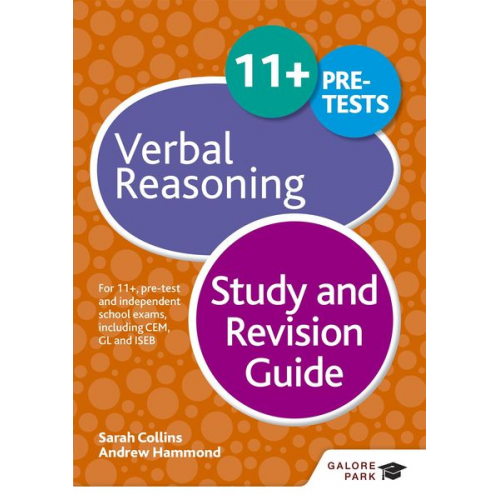 Andrew Hammond Sarah Collins - 11+ Verbal Reasoning Study and Revision Guide