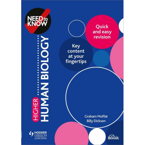 Billy Dickson Graham Moffat - Need to Know: Higher Human Biology