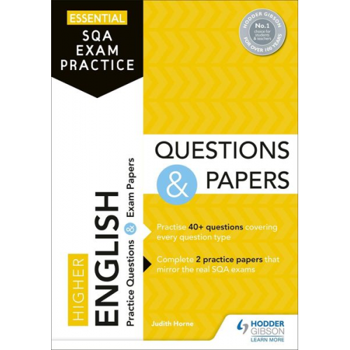 Judith Horne - Essential SQA Exam Practice: Higher English Questions and Papers